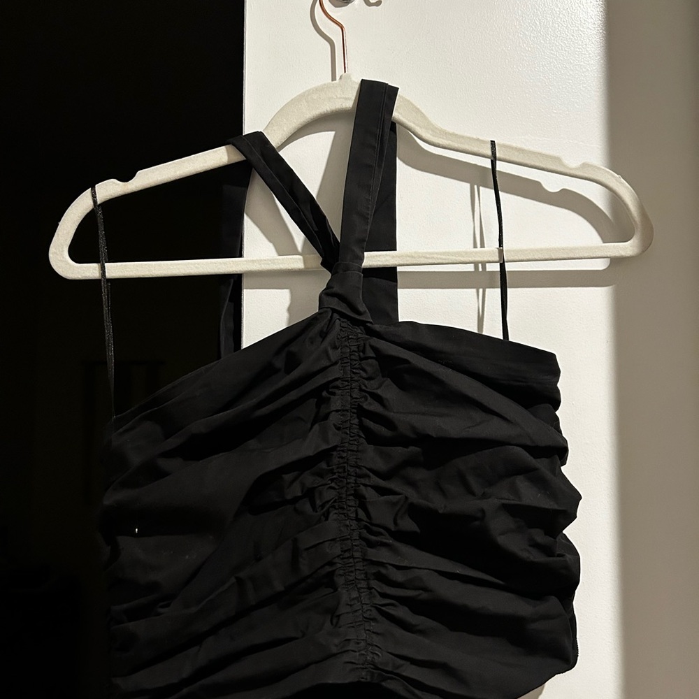 Black High Neck Blouse